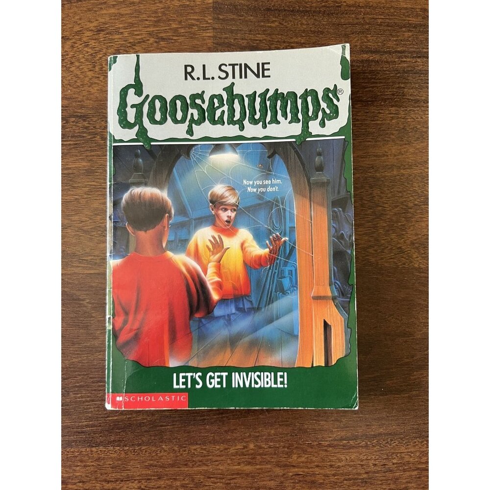 Goosebumps #6 Let’s Get Invisible! R.L. Stine 1st Scholastic Print 1993 Vintage